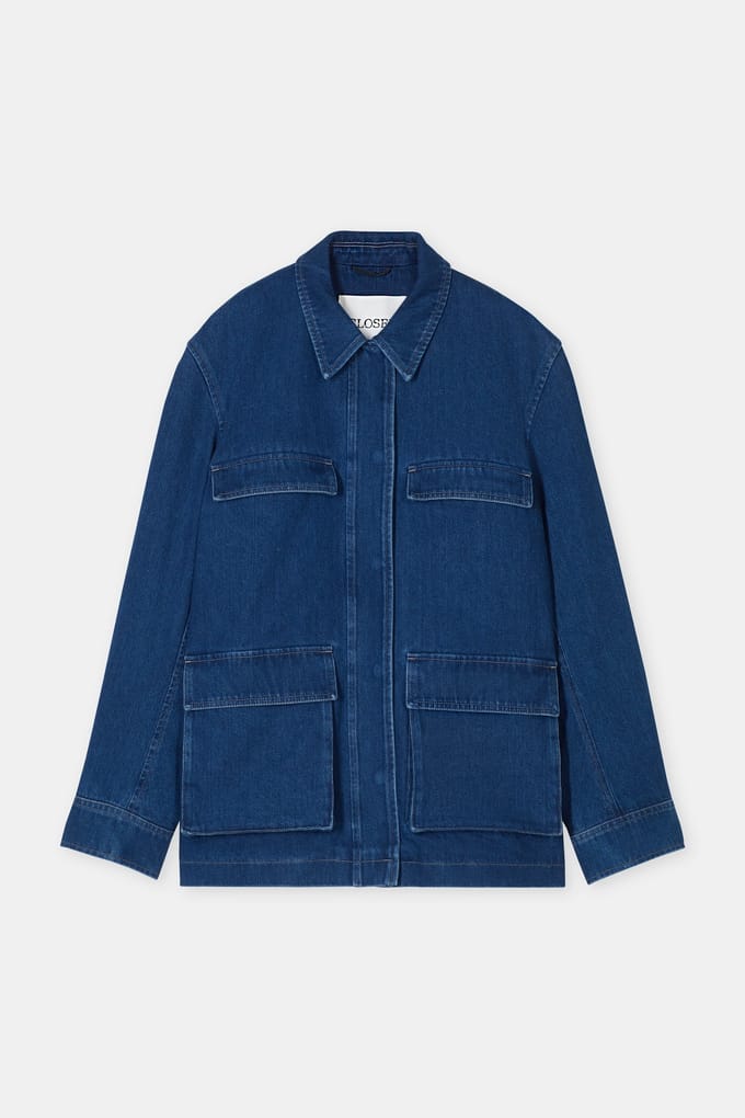 Closed Field Jacket Dark Blue Taglia: M | Giacche di jeans Outlet | Donna | Blu