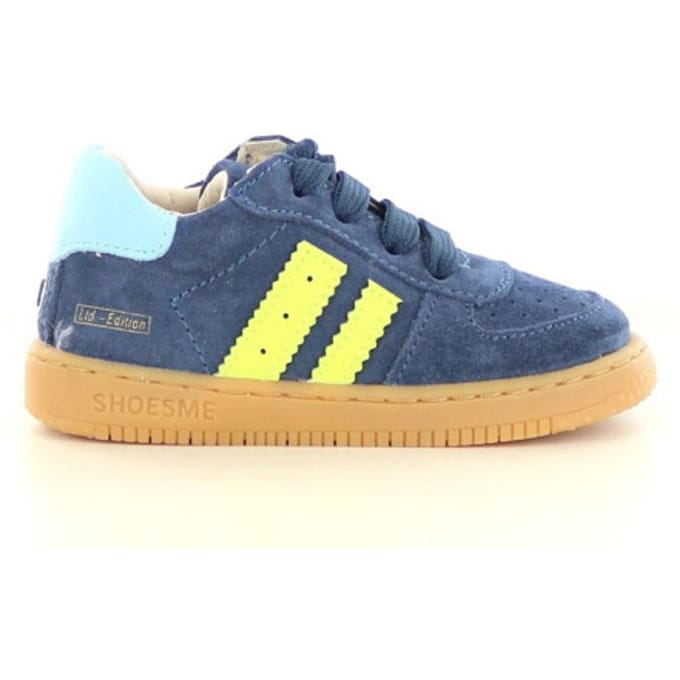 Shoesme blauw suède sneakertje