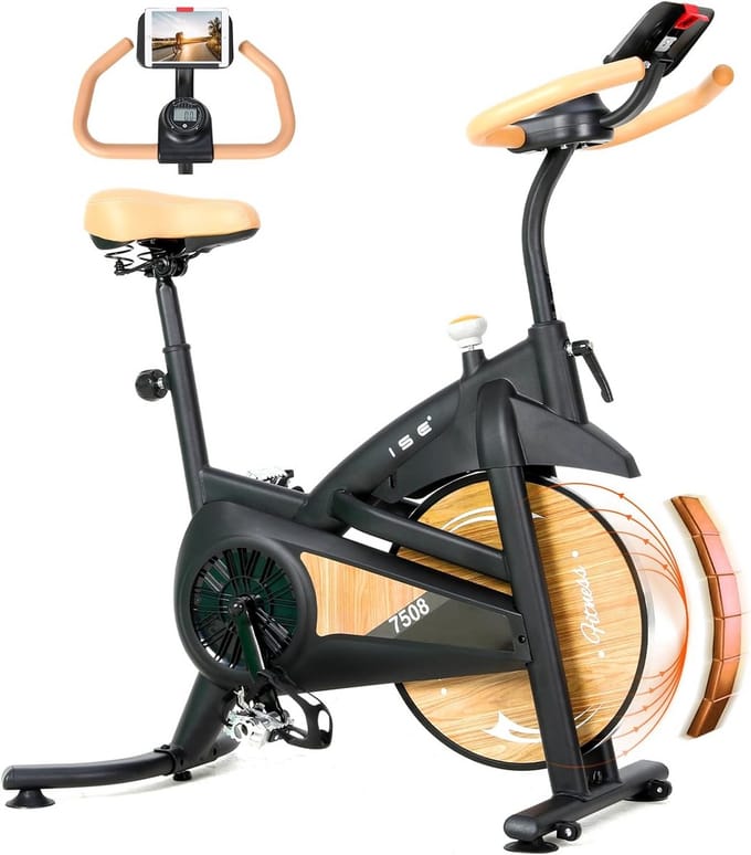 Hometrainer met Magneetweerstand en LCD Scherm voor Thuis