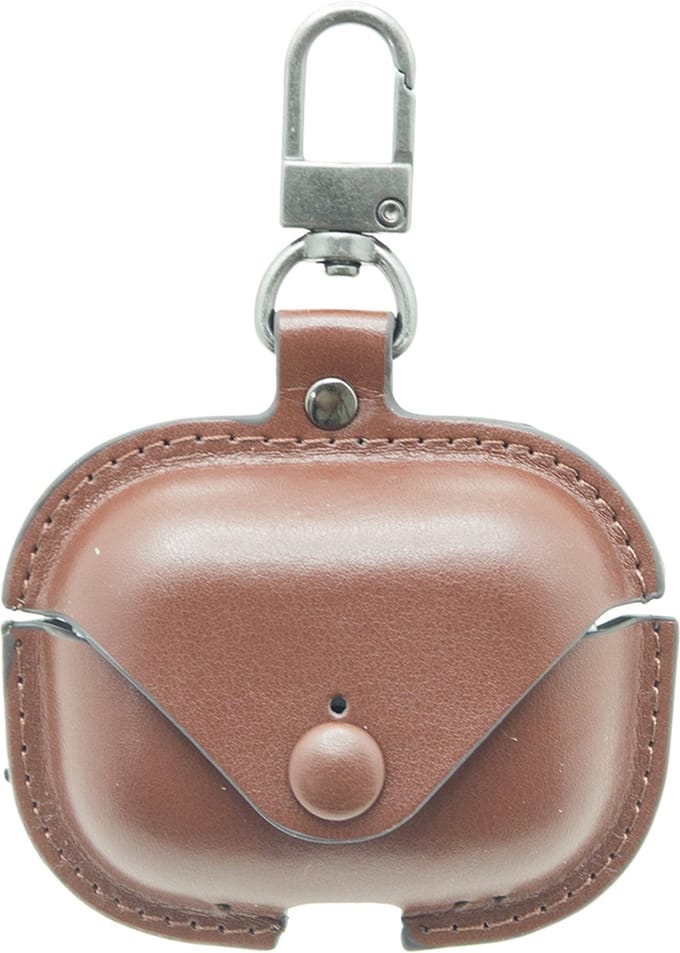 Premium Hoesje Geschikt Voor Airpods 3 Case Bruin Oplaadcase Leer