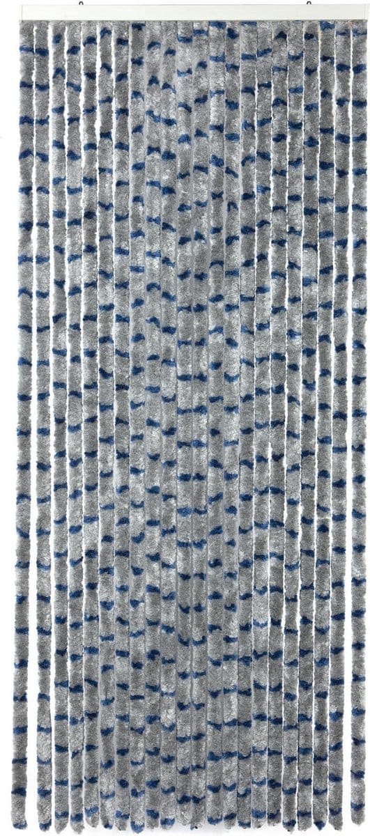 Arisol Vliegengordijn - Caravan - 'kattenstaart' - 185x56 Cm - Grijs/blauw