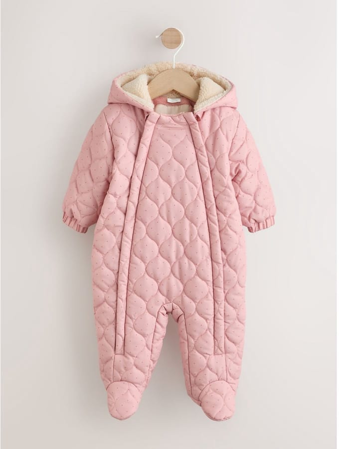 Next - Meisjes - Baby-onesie met capuchon - Roze