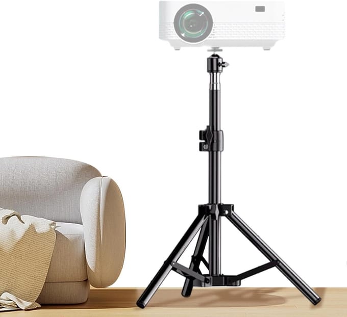 Projector Statief - Beamerhouder Laptopstandaard - Thuisbioscoop Buiten - Inklapbaar Intrekbaar - Verstelbaar 55cm