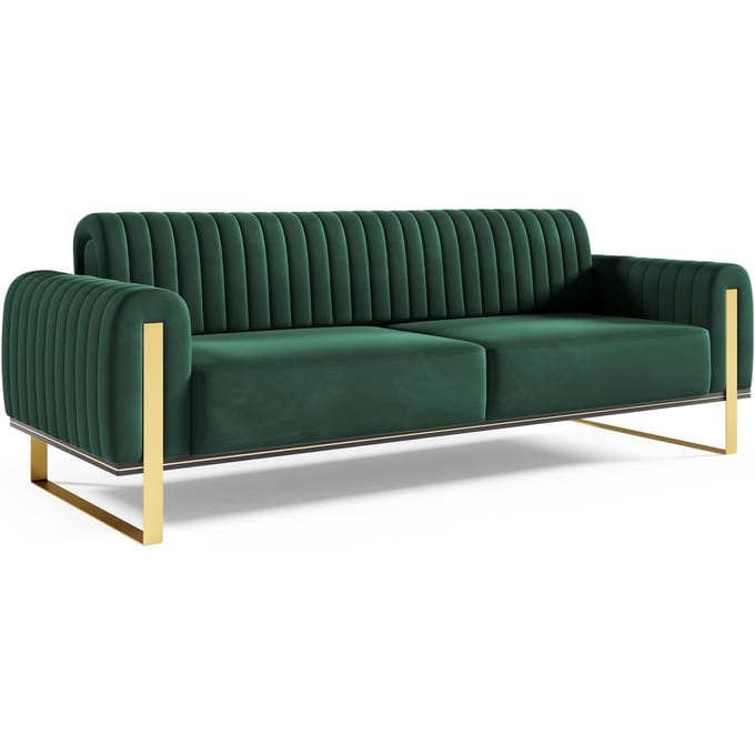 3-zitsbank Nouveau velvet | NADUVI Collection