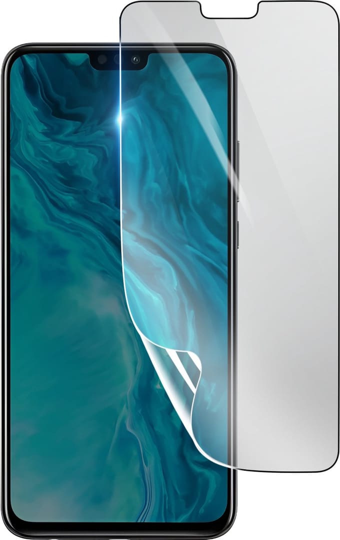 3mk, Geschikt voor Honor 9X Lite, Schokbestendige Hydrogel Screenprotector, Transparant