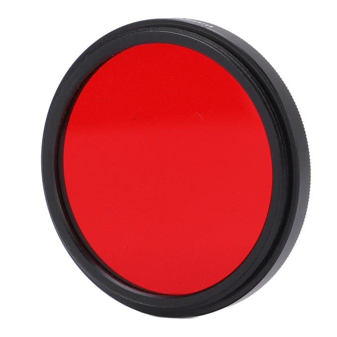 Camera Waterdicht Filter Volledig Rood Lensfilter Optisch Glas voor Nikon Camera Lens43mm 43mm / 1.69in