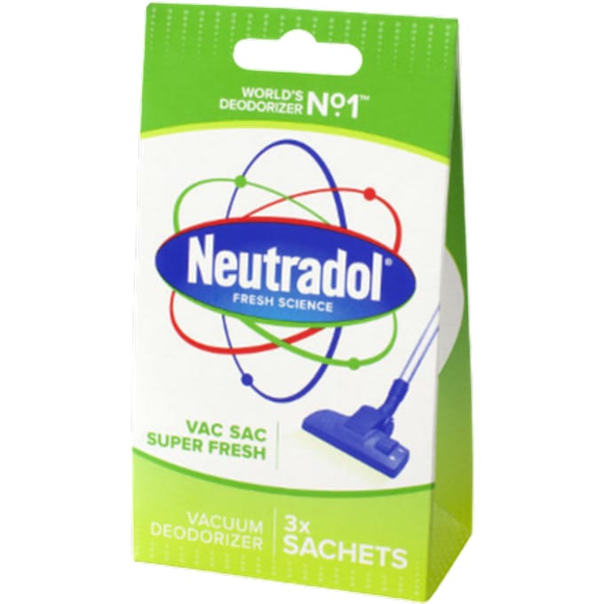 Neutradol Vac Sac Super Fresh Vacuum Deodorizer Sachets - 3 stuks