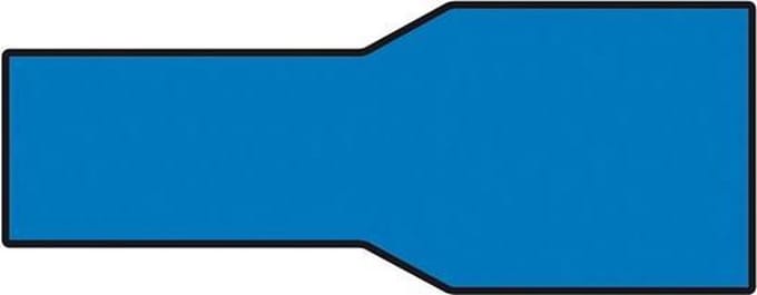 Carpoint Vlakstekkerhuls 1542 Blauw 6,3x0,8mm - 10 Stuks