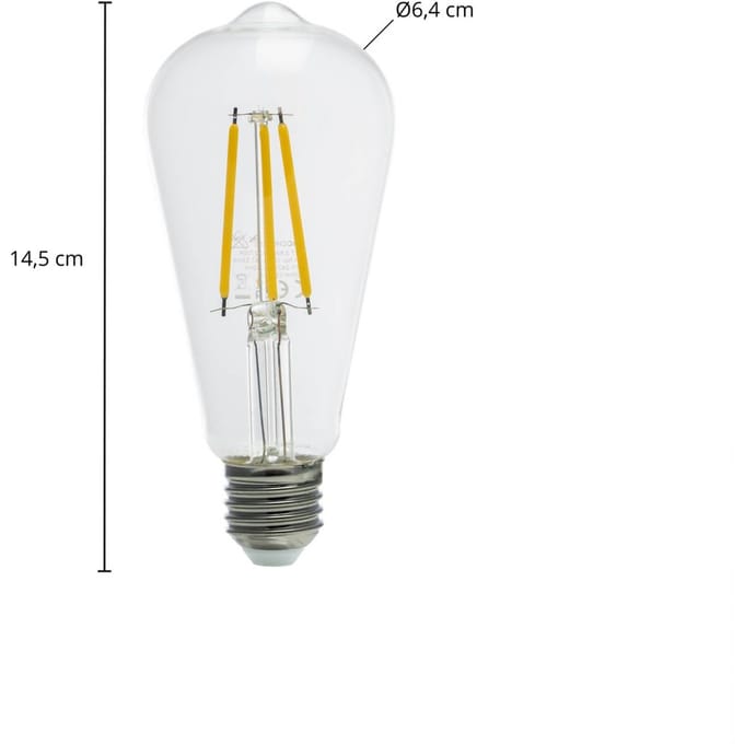Arcchio LED lamp Rustika E27 3,8 W 2.700 K 806 lm helder