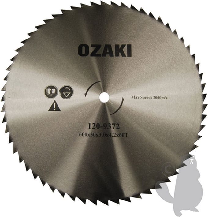 Mes voor cirkelzaag, Ø: 600mm