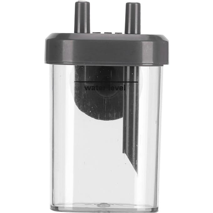 ABS Aquarium Draagbare Mini Kleine Koolstofdioxide CO2 Bubbel Teller met Sterke Zuignap Vis gray