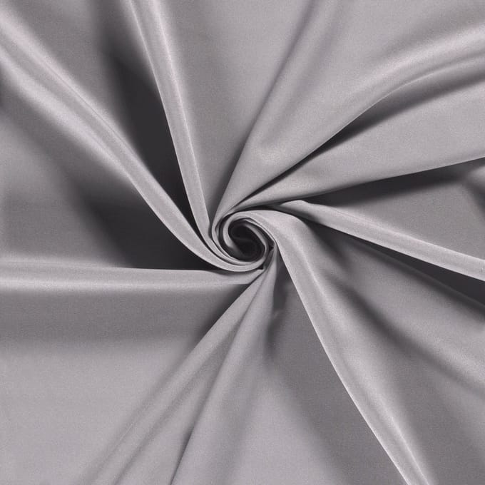 Naaistof Burlington (Texture, Bi-Stretch, Terlenka) - 100% Polyester - Licht Grijs - 100cm lang bij 147cm breed - 1 meter