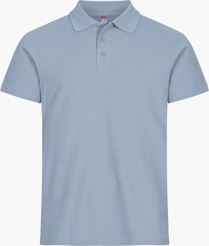 Clique Basic Polo 028230 - Zachtblauw - XXL