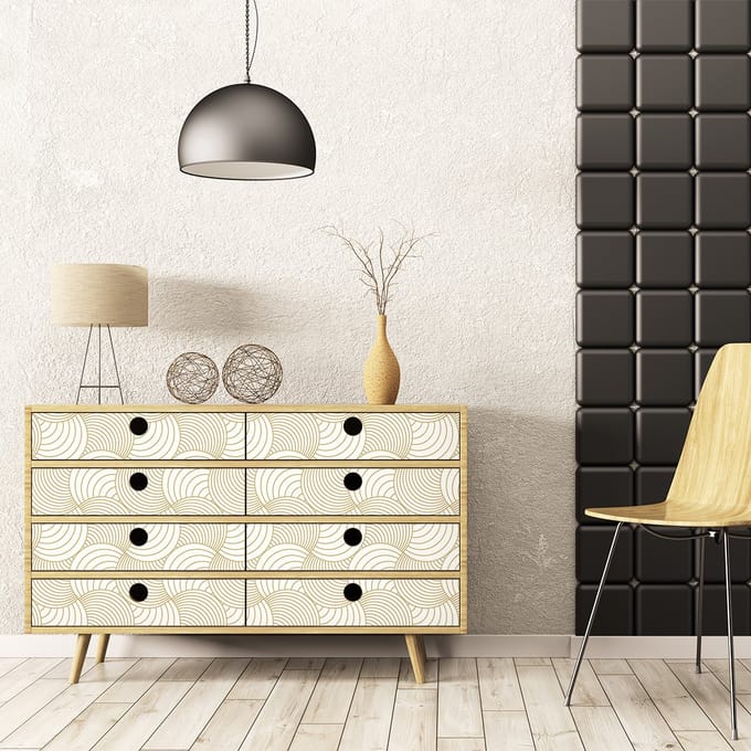 Scandinavische meubelsticker, pretenstijl, 40 x 60 cm