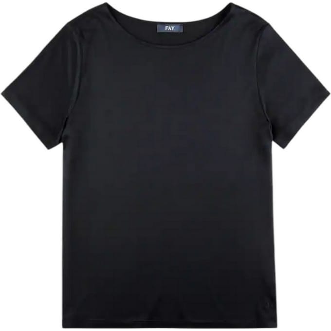 Fay T-shirts en Polo Zwart