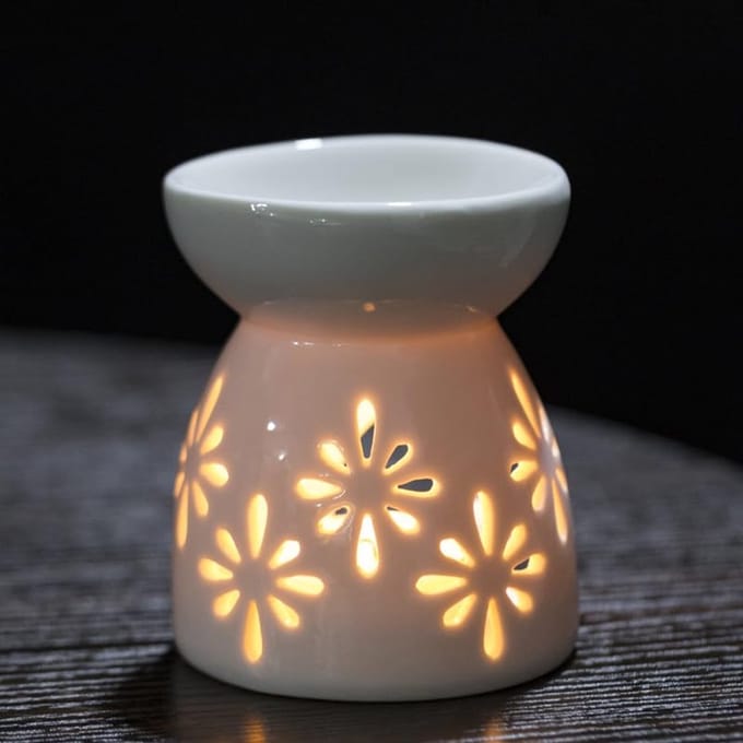 Keramische Geurlamp Theelicht - Aromaverstuiver voor Wellness en Ontspanning