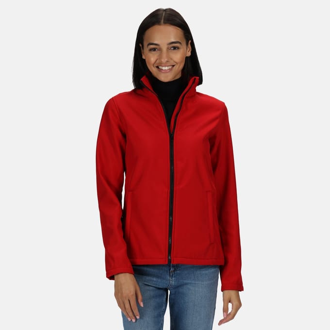 Regatta Dames/Dames Ablaze bedrukbare Soft Shell jas (Klassiek rood/zwart)