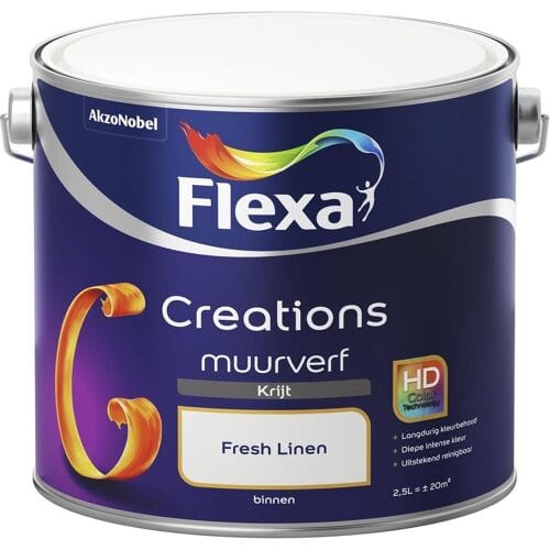 Flexa - Creations - Muurverf - Krijt - Fresh Linen - 2,5 liter