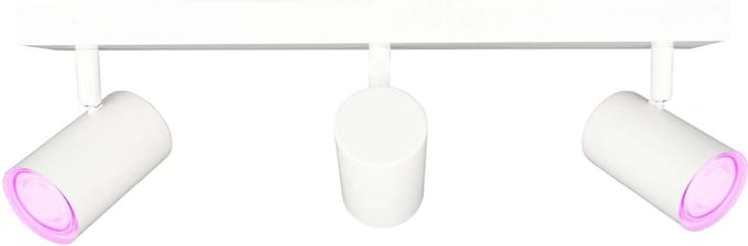 Ledvion - LED Plafondspot - Wit 3-lichts - Dimbaar - 5W - GU10 - IP20