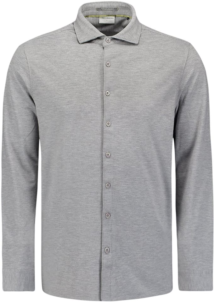 Jersey Stretch Gemêleerd Overhemd