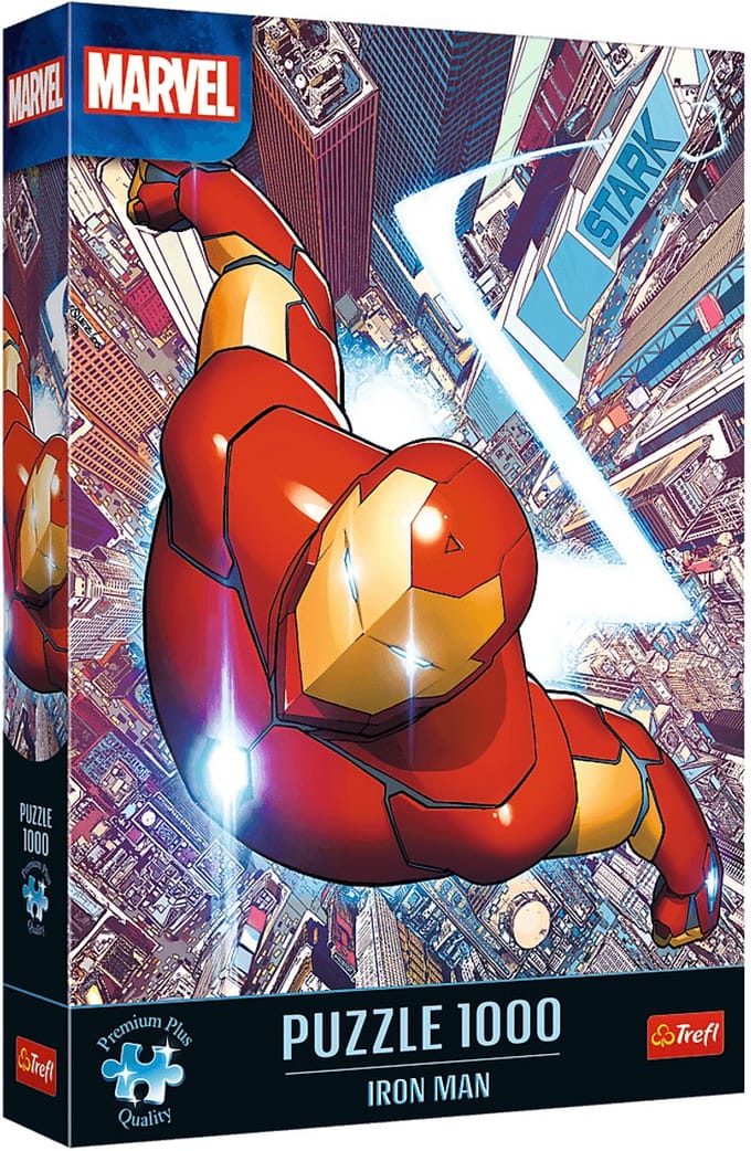 Trefl puzzel 1000 stukjes - Iron Man Marvel Heroes Premium Plus.