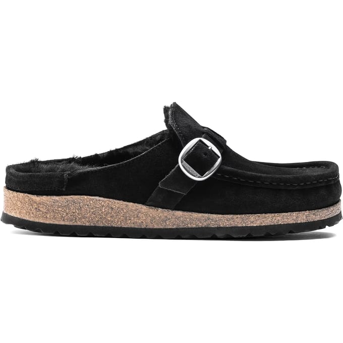 Damesklompen van suède leer Birkenstock Buckley