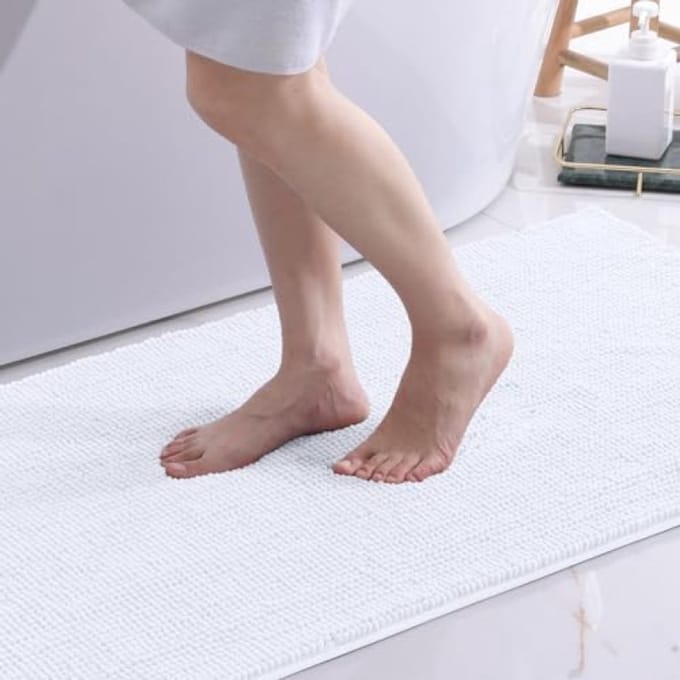 Zachte Badkamer Mat - Antislip & Absorberend - 60x90 cm