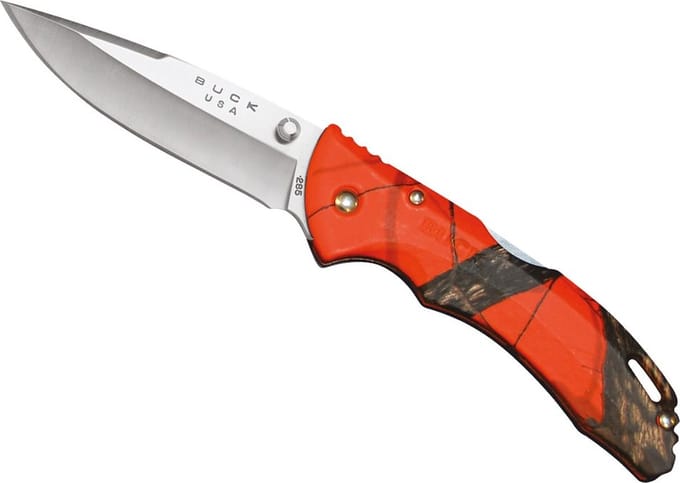 Buck bantam blw orange camo mossy oak