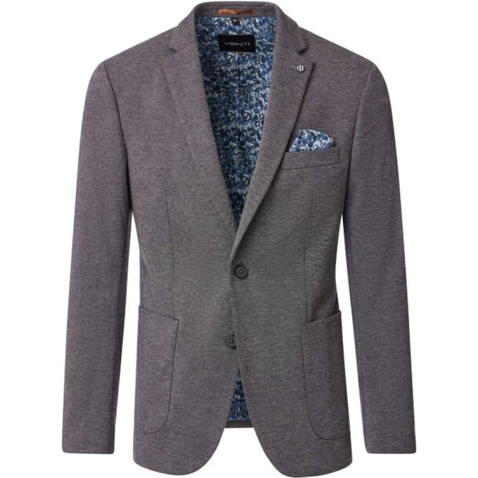 Venti - Heren Colbert - 544299100 - 782 Grijs
