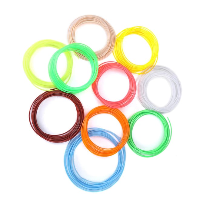 20 kleuren 1,75 mm PCL filament navullingen voor 3D printer printpen lage temperatuur green