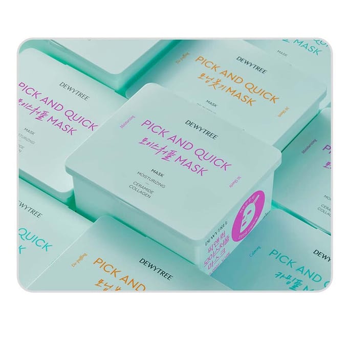 [DEWYTREE] Feuille de masque complet Pick and Quick Moisture 380 g 30EA purple