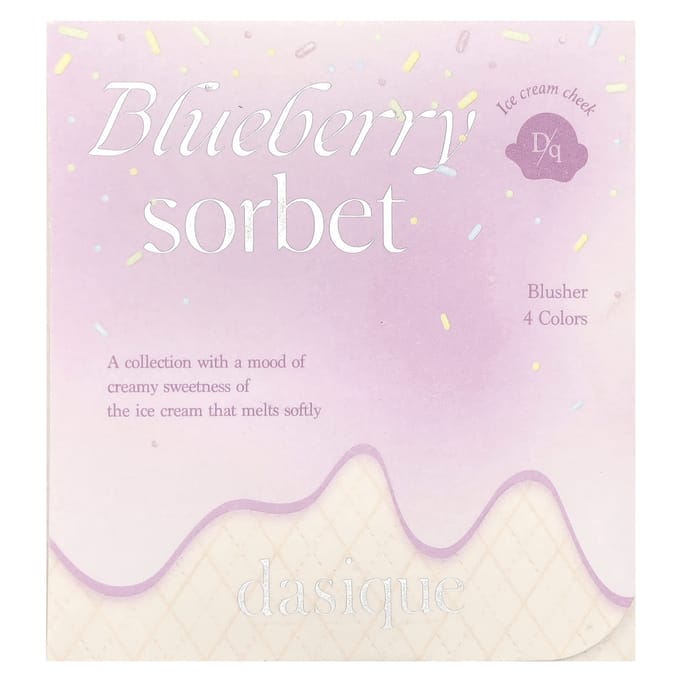 Blush Official Daisyk Blending Mood Cheek Palette Blush Blending Mood Cheek/Palette de Blush/Blush 4 Couleurs/Pour Teints Chauds et Froids/Palette pour Joues (08 Sorbet aux myrtilles) white