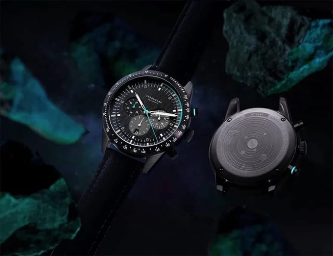 Sternglas S01-TYM05-MO08 TACHYMETER Edition Meteor Heren Horloge
