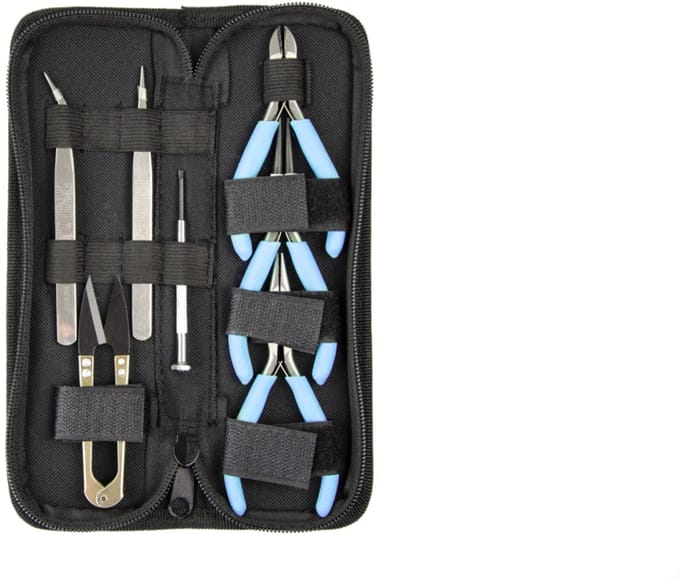 Pebaro gereedschap set - tangen en pincetten voor modelbouw en sieraden.