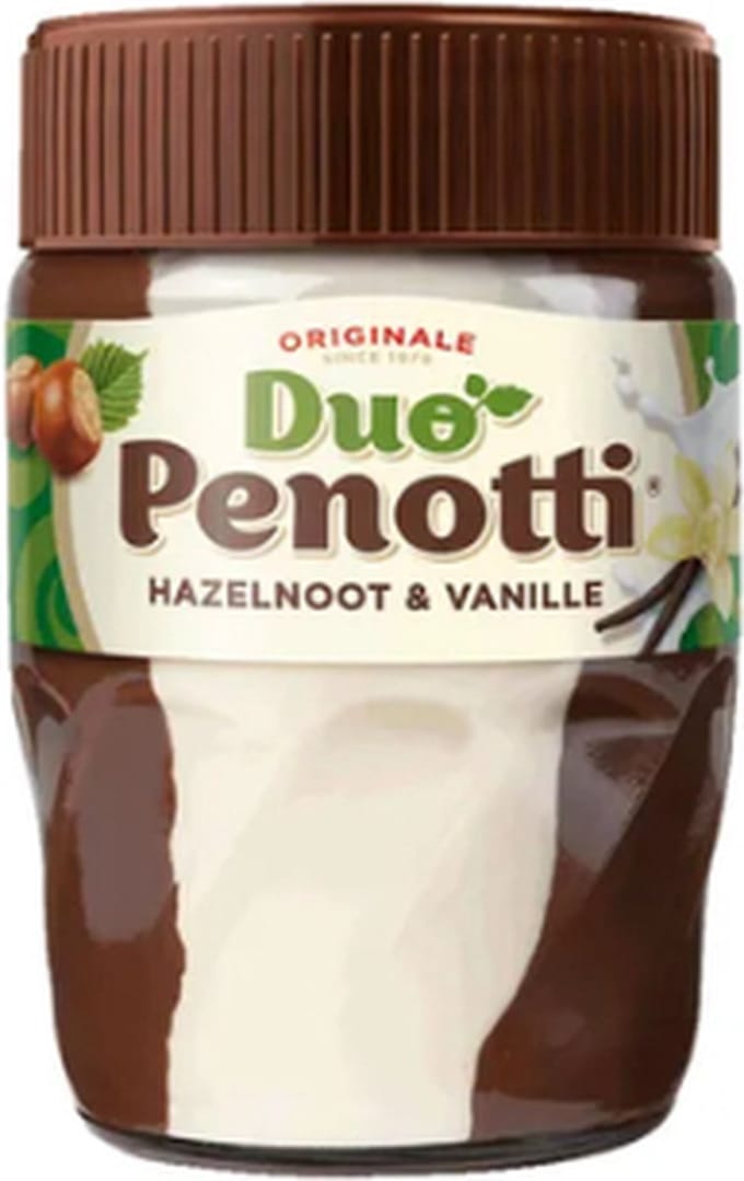 Duo Penotti hazelnoot en vanille (6x 800gr)