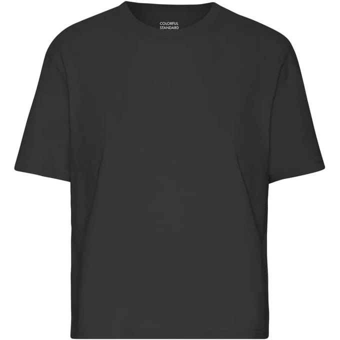 Dames-T-shirt Colorful Standard Organic Boxy deep black