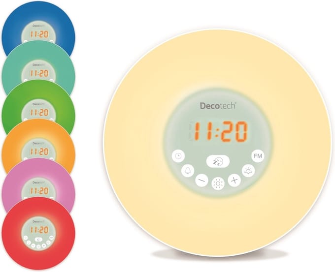 Lexibook Decotech - Sunrise colour alarm clock