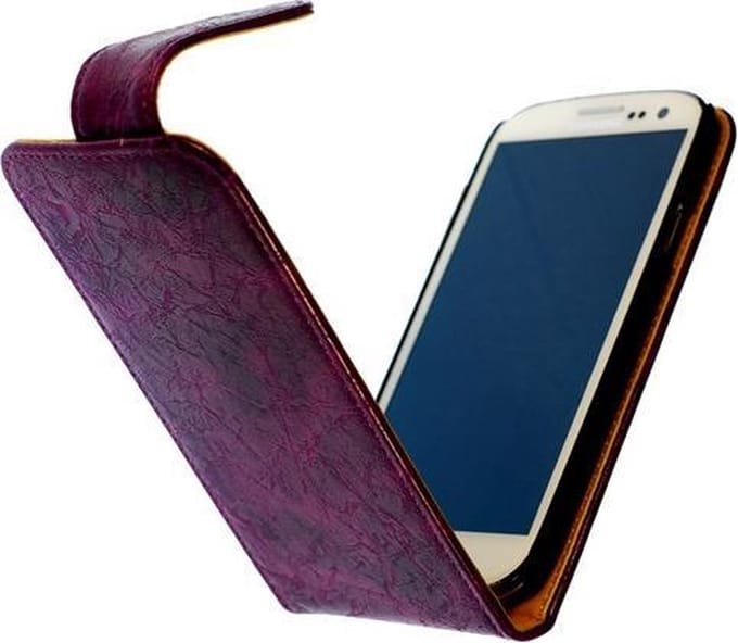 Bestcases Vintage Lila Flipcase Nokia Lumia 625