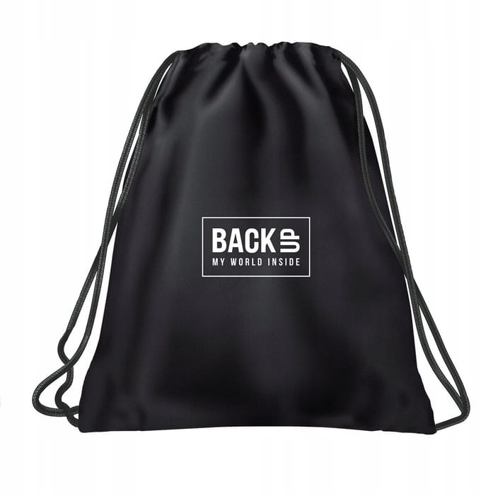 BackUP Zwarte Schoenen Tas - Ideaal voor School & Sport