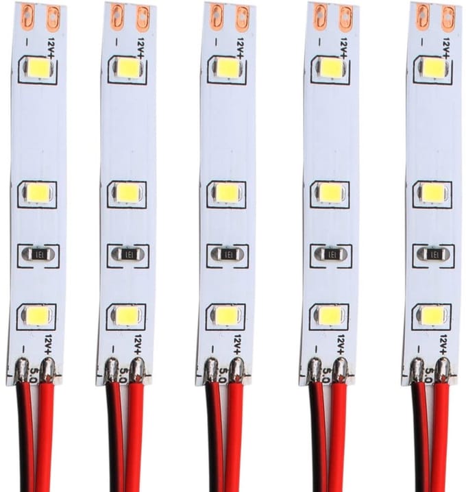 Dailygoods- Led Verlichting 5 Stuks - 3-Led Huislampen - Modelbouw