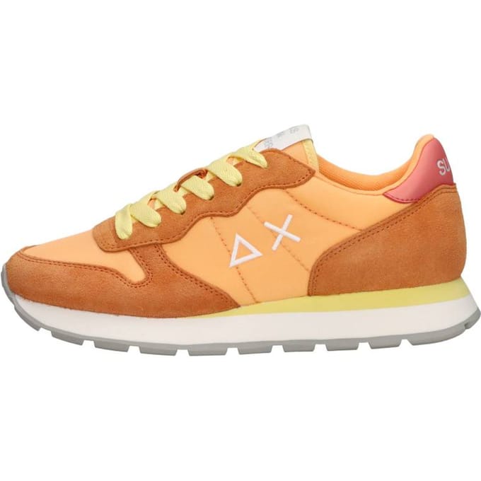 Sun68 Ally Solid Nylon Lage sneakers - Dames - Oranje - Maat 37