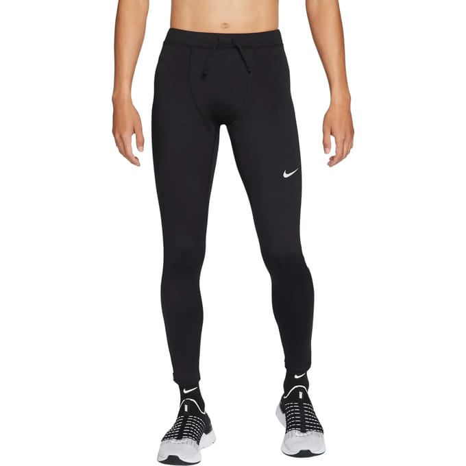 Nike Dri-Fit Challenger Hardlooplegging Heren-Zwart,Zilver
