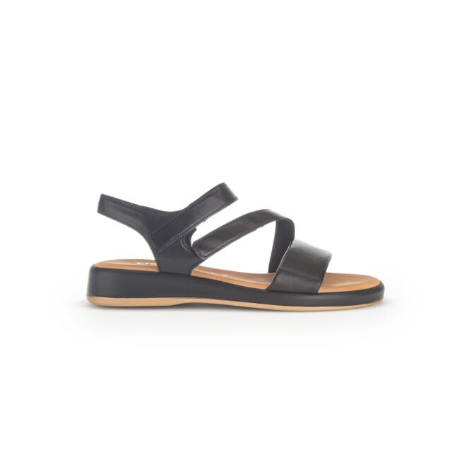 Gabor Leren Dames Sandalen - Zwart - 38.5