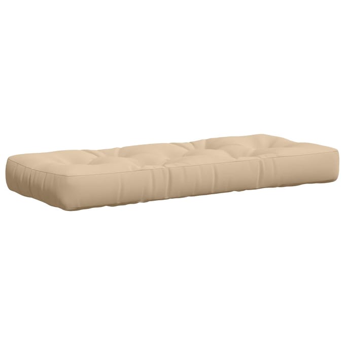 vidaXL - Pallet - Zitkussen - VIANEN - 100% - Polyester - Crèmekleurig