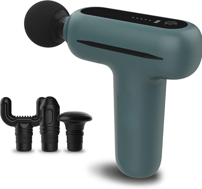 Core® Massage Gun Professioneel – Massage Pistool - Massage Apparaat - Groen - 13cm x 5cm x 15cm