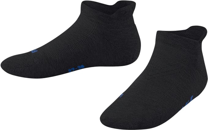 FALKE Cool Kick lichte padding functioneel materiaal Korte sokken kinderen zwart - maat 27-30