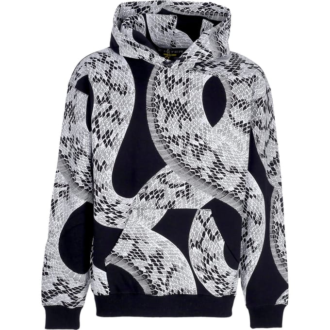 Hoodie Man Boa Hoodie zwart