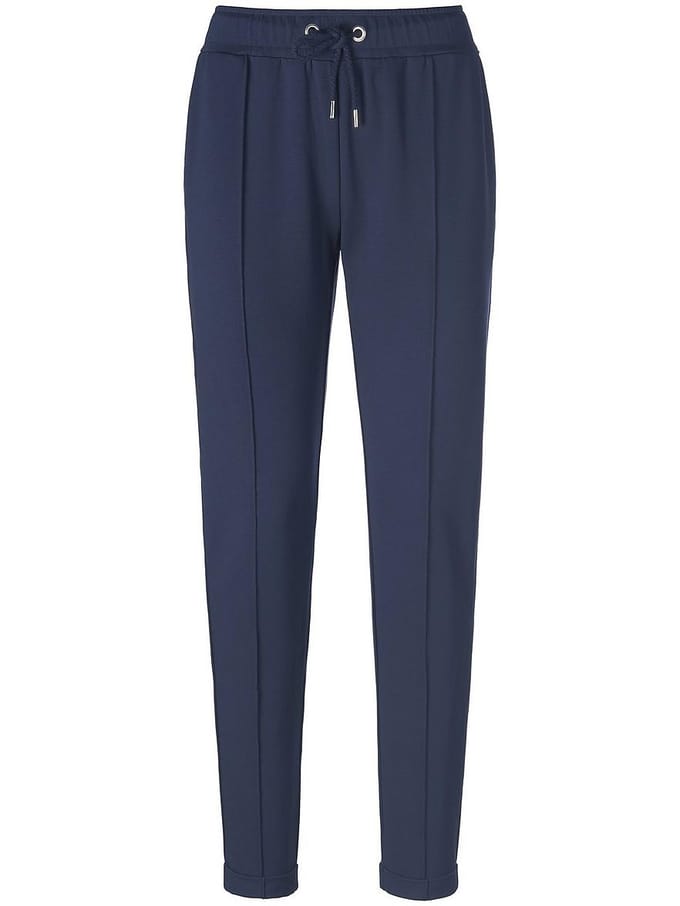 Joggingbroek elastische band Van Peter Hahn blauw