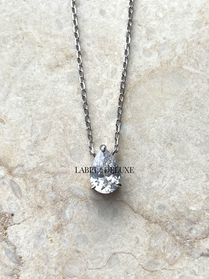 Karma Ketting Julia Crystal Zilver