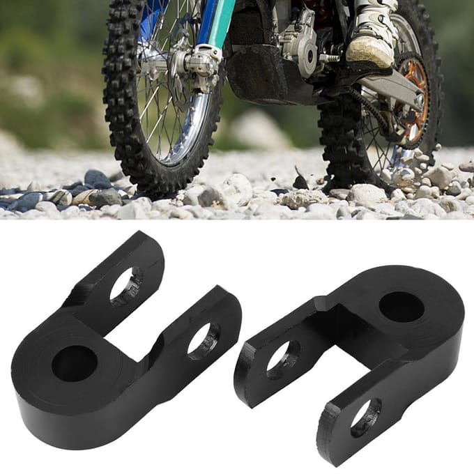 Motorfiets Universele Demping Verdikken Pad Schokdempers Verhoging Chassis Verhoger Apparaat Screwless gray